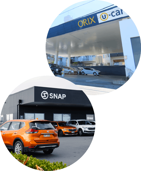 オリックスU-car 那覇店とSnap Rentals Limitedの外観写真